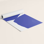 Minimalist Navy Blue Geometric Art Yoga Mat Gallery Image 2