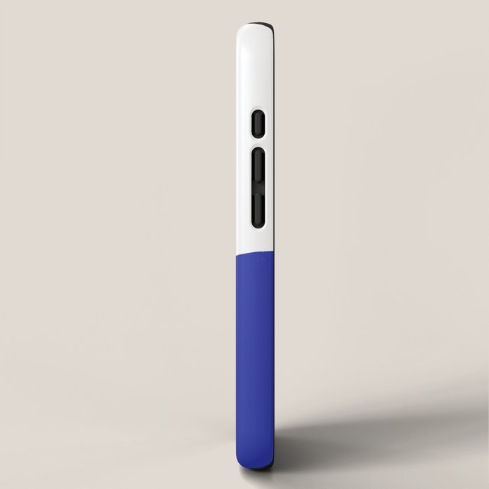 Minimalist Navy Blue Geometric Art iPhone Case Gallery Image 2