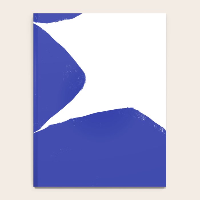 Minimalist Navy Blue Geometric Art Notebook Gallery Image 4