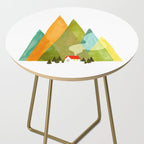 House at the foot of the mountains Side Table Gallery Image 2