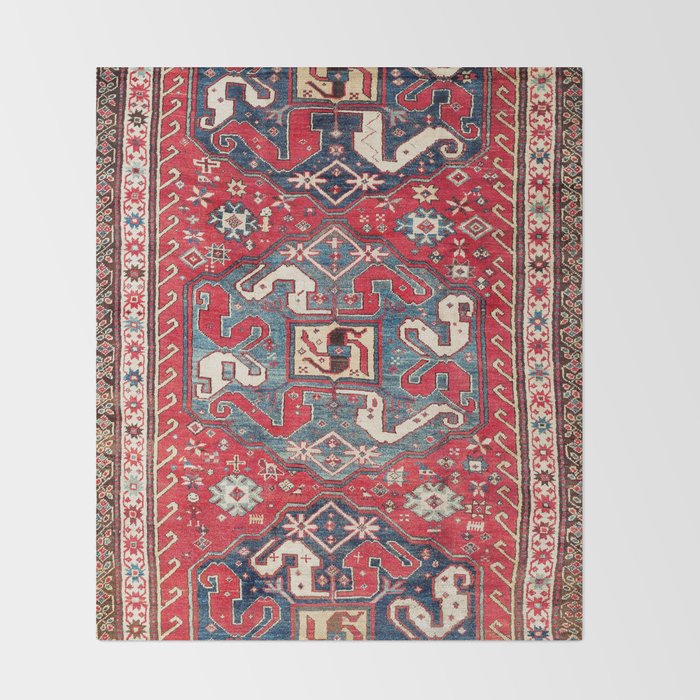 Chondzoresk Karabagh South Caucasus Rug Print Throw Blanket Gallery Image 2