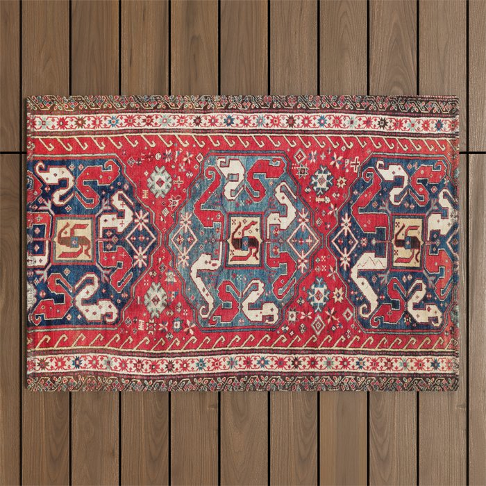 Chondzoresk Karabagh South Caucasus Rug Print Outdoor Rug Gallery Image 1
