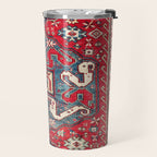 Chondzoresk Karabagh South Caucasus Rug Print Travel Mug Gallery Image 2