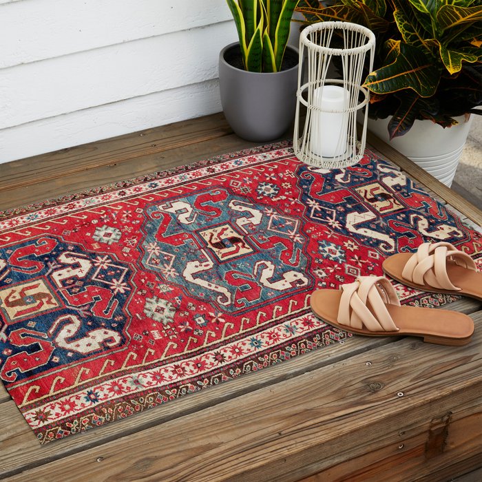 Chondzoresk Karabagh South Caucasus Rug Print Outdoor Rug Gallery Image 2