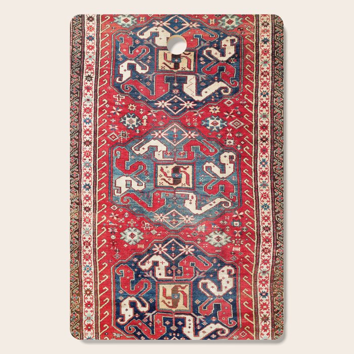 Chondzoresk Karabagh South Caucasus Rug Print Cutting Board Gallery Image 1