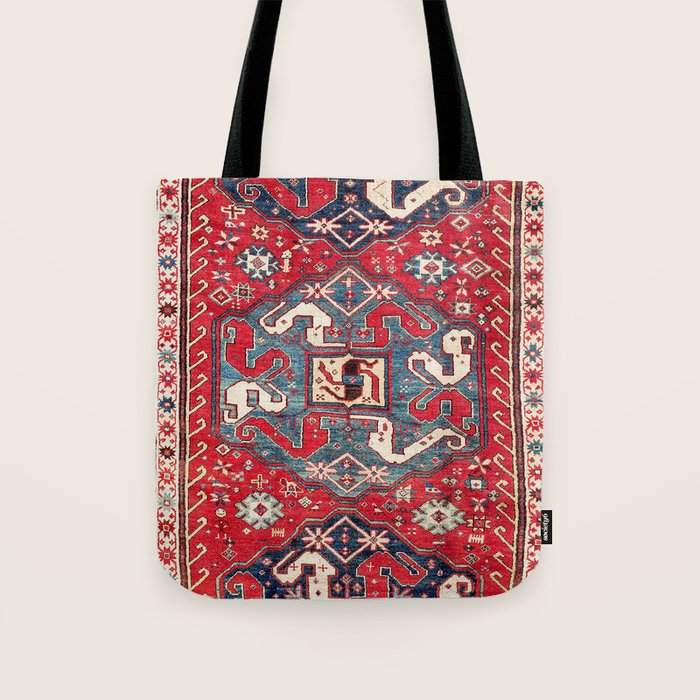 Chondzoresk Karabagh South Caucasus Rug Print Tote Bag Gallery Image 1