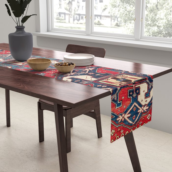 Chondzoresk Karabagh South Caucasus Rug Print Table Runner Gallery Image 2