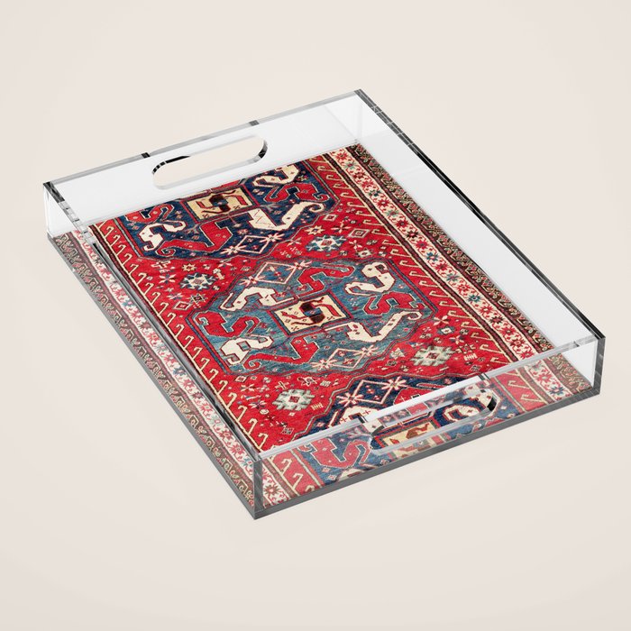 Chondzoresk Karabagh South Caucasus Rug Print Acrylic Tray Gallery Image 1