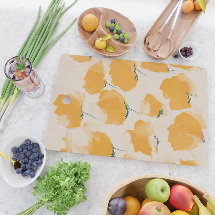 The Yellow Flowers Cutting Board Gallery Image 2