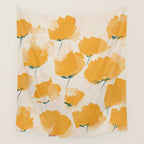 The Yellow Flowers Wall Tapestry Gallery Image 4