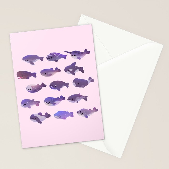 Whale Day - bright Stationery Card Gallery Image 2