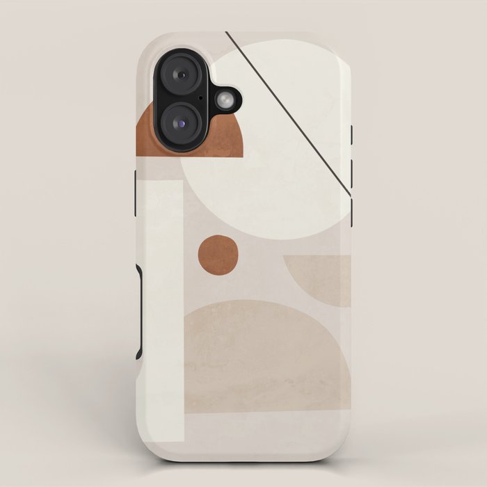 Abstract Minimal Shapes 22 iPhone Case Gallery Image 1