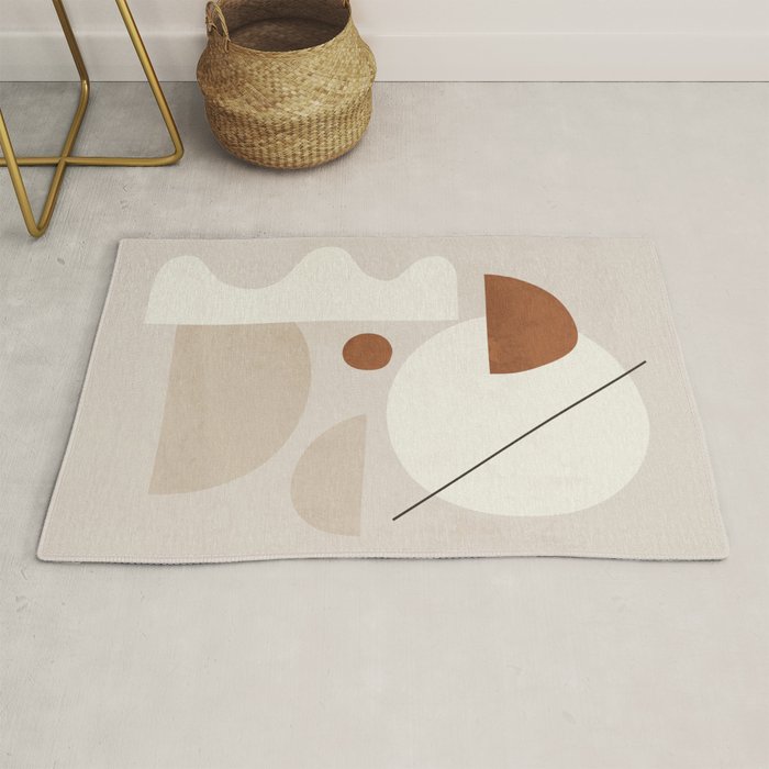 Abstract Minimal Shapes 22 Rug Gallery Image 1