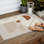 Abstract Minimal Shapes 22 Outdoor Rug Gallery Image 2