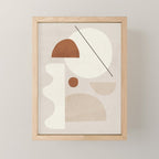 Abstract Minimal Shapes 22 Mini Art Print Gallery Image 1