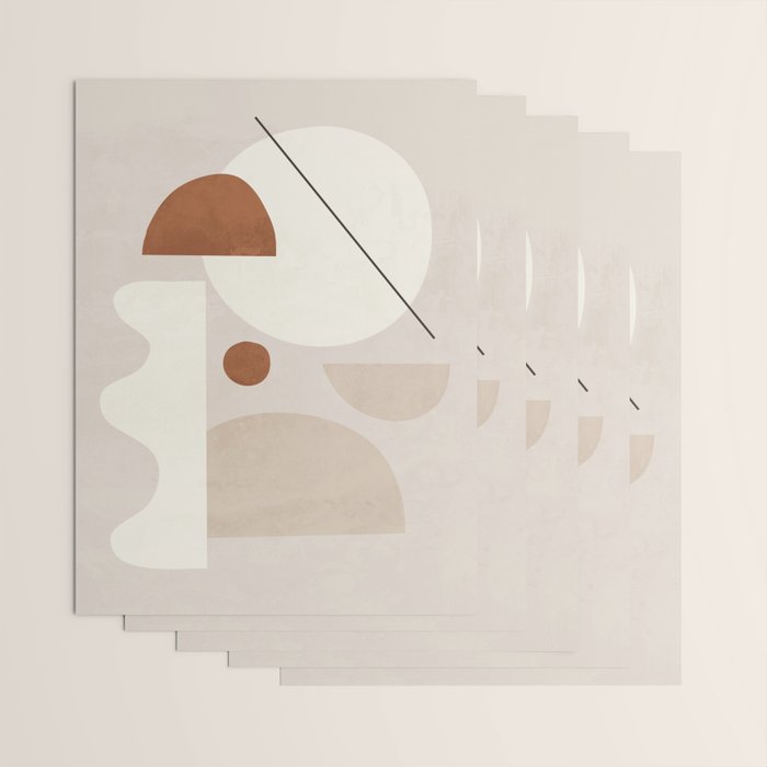 Abstract Minimal Shapes 22 Wrapping Paper Gallery Image 3