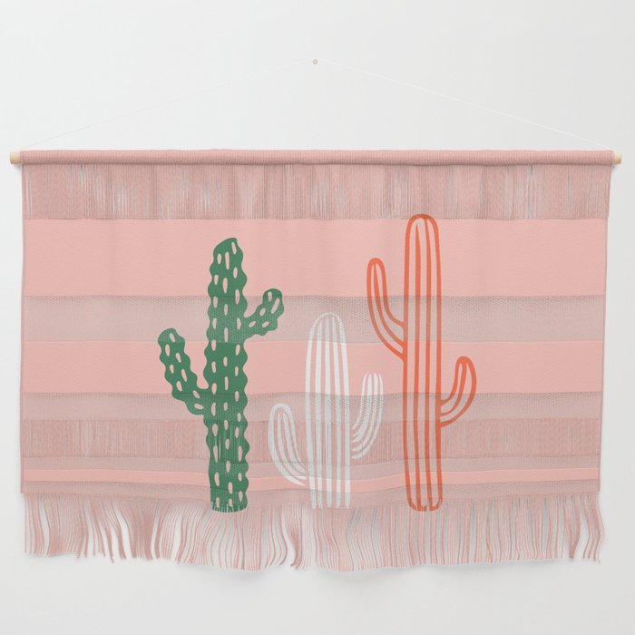Hand drawn cactus plant art Wall Hanging Gallery Image 1