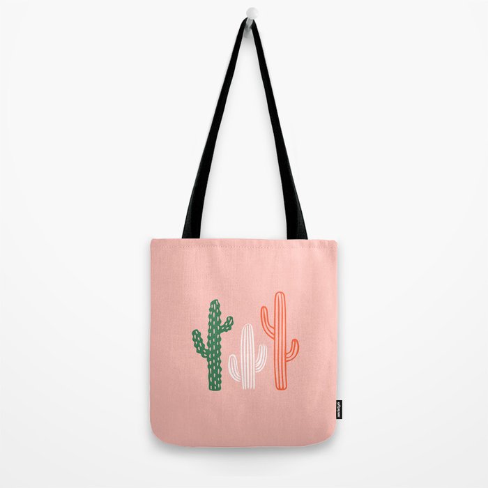 Hand drawn cactus plant art Tote Bag Gallery Image 2