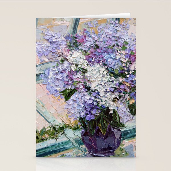 Lilacs in a Window Stationery Card Gallery Image 2