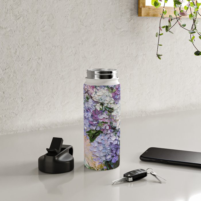 Lilacs in a Window Water Bottle Gallery Image 4