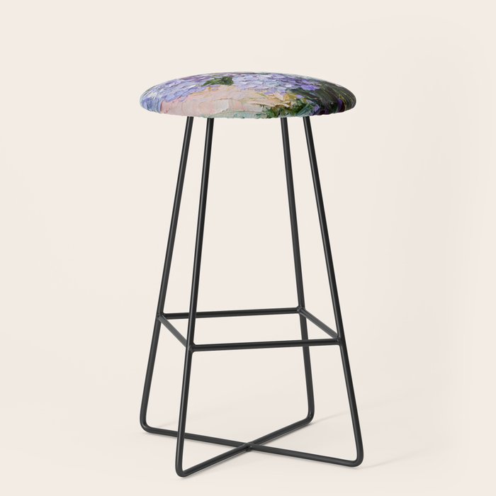 Lilacs in a Window Stool Gallery Image 1