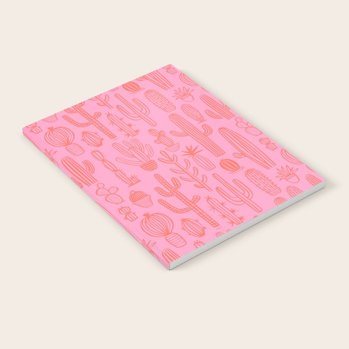 Cactus succulent plant doodle art pattern Notebook Gallery Image 2