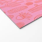 Cactus succulent plant doodle art pattern Welcome Mat Gallery Image 2