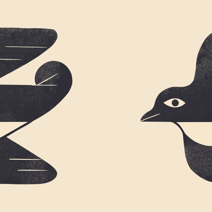 Minimal Blackbird No. 4 Coffee Mug Gallery Image 2