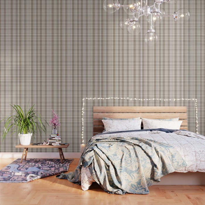 Checkered, Plaid Prints, Warm Brown Wallpaper Gallery Image 3