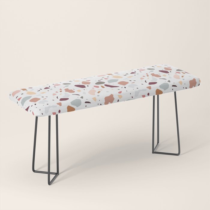Terrazzo marble pattern Bench Gallery Image 1