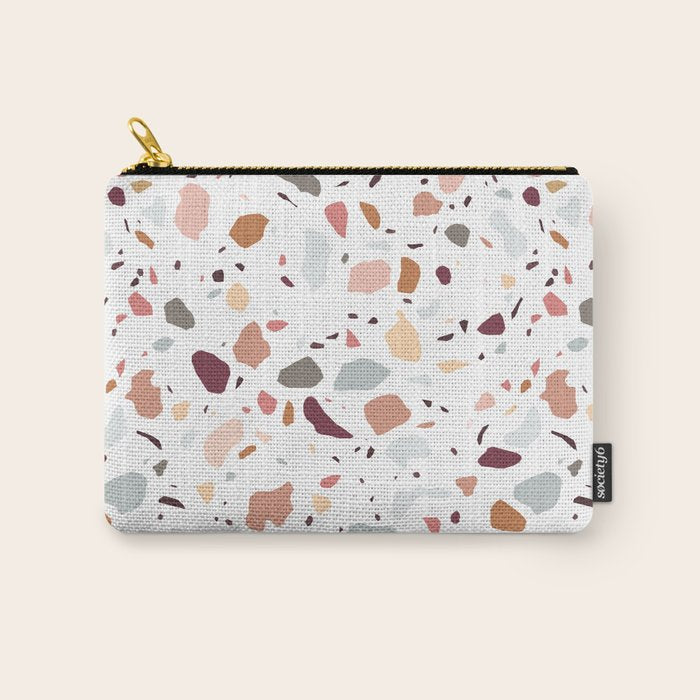 Terrazzo marble pattern Carry All Pouch Gallery Image 1