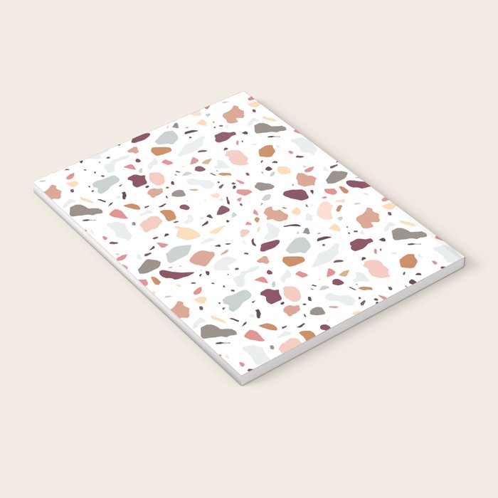 Terrazzo marble pattern Notebook Gallery Image 3