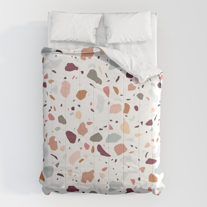 Terrazzo marble pattern Comforter Gallery Image 6