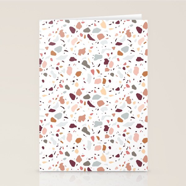Terrazzo marble pattern Stationery Card Gallery Image 2