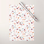 Terrazzo marble pattern Wrapping Paper Gallery Image 1