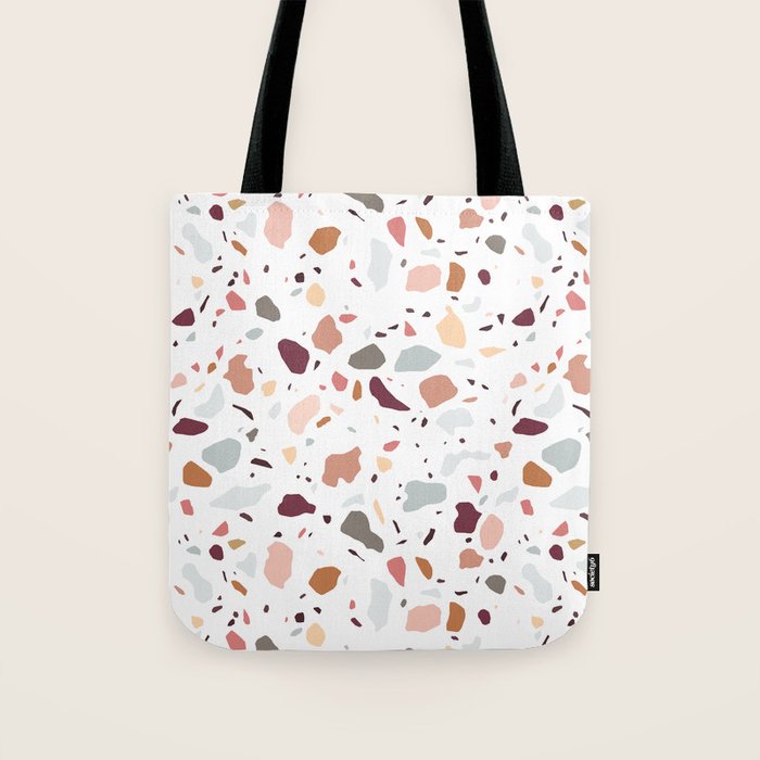 Terrazzo marble pattern Tote Bag Gallery Image 1