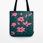Flowers & Branches: Night Edition Tote Bag Gallery Image 1