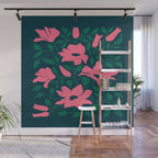 Flowers & Branches: Night Edition Wall Mural Gallery Image 1