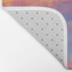 Beautiful Pink Orange Blue Purple Cotton Candy Clouds Fairytale Sky Bath Mat Gallery Image 2