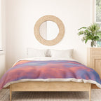 Beautiful Pink Orange Blue Purple Cotton Candy Clouds Fairytale Sky Duvet Cover Gallery Image 3