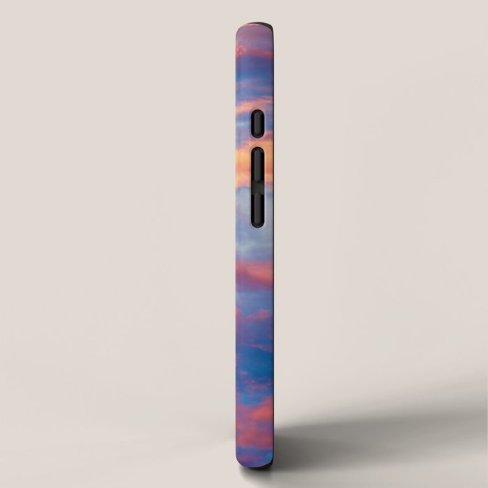 Beautiful Pink Orange Blue Purple Cotton Candy Clouds Fairytale Sky iPhone Case Gallery Image 2