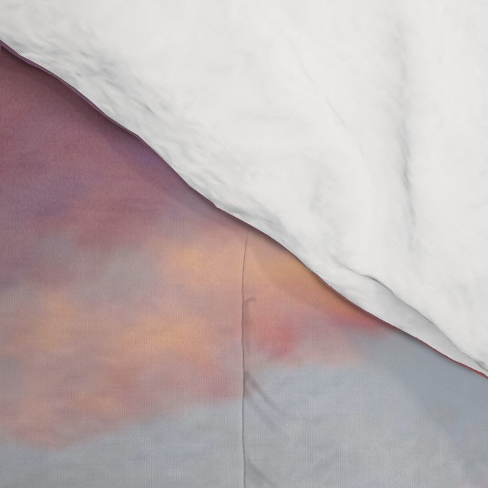 Beautiful Pink Orange Blue Purple Cotton Candy Clouds Fairytale Sky Comforter Gallery Image 4