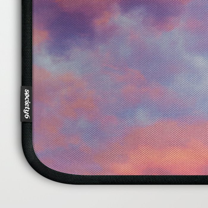 Beautiful Pink Orange Blue Purple Cotton Candy Clouds Fairytale Sky Laptop Sleeve Gallery Image 3