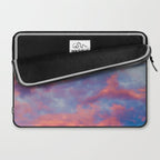 Beautiful Pink Orange Blue Purple Cotton Candy Clouds Fairytale Sky Laptop Sleeve Gallery Image 2