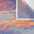 Beautiful Pink Orange Blue Purple Cotton Candy Clouds Fairytale Sky Wall Tapestry Gallery Image 3
