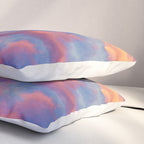 Beautiful Pink Orange Blue Purple Cotton Candy Clouds Fairytale Sky Pillow Sham Gallery Image 3