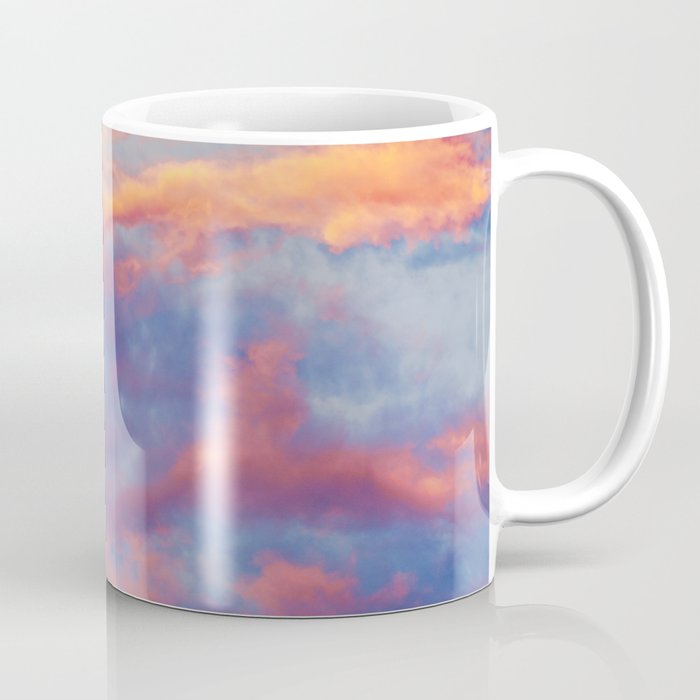 Beautiful Pink Orange Blue Purple Cotton Candy Clouds Fairytale Sky Coffee Mug Gallery Image 1