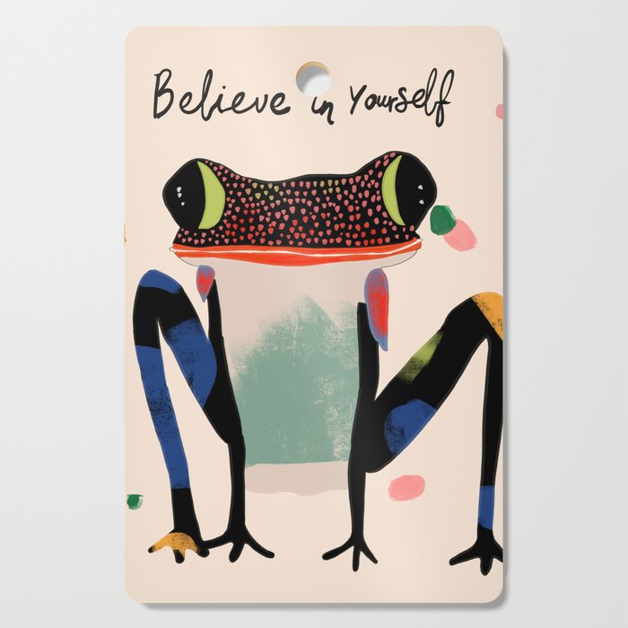 Believe and Leap Cutting Board Gallery Image 1