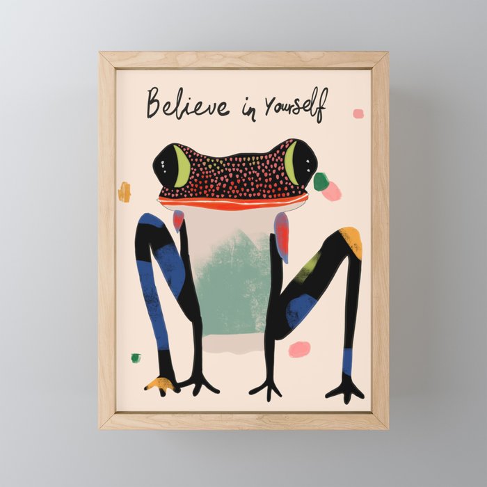 Believe and Leap Mini Art Print Gallery Image 1