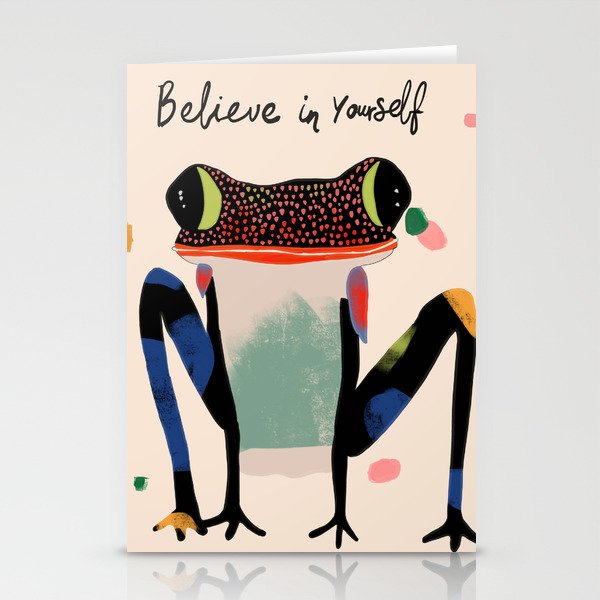 Believe and Leap Stationery Card Gallery Image 1